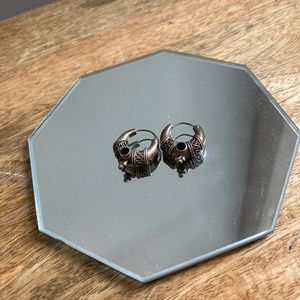 Handmade Traditional Guatemalan Silver Earrings